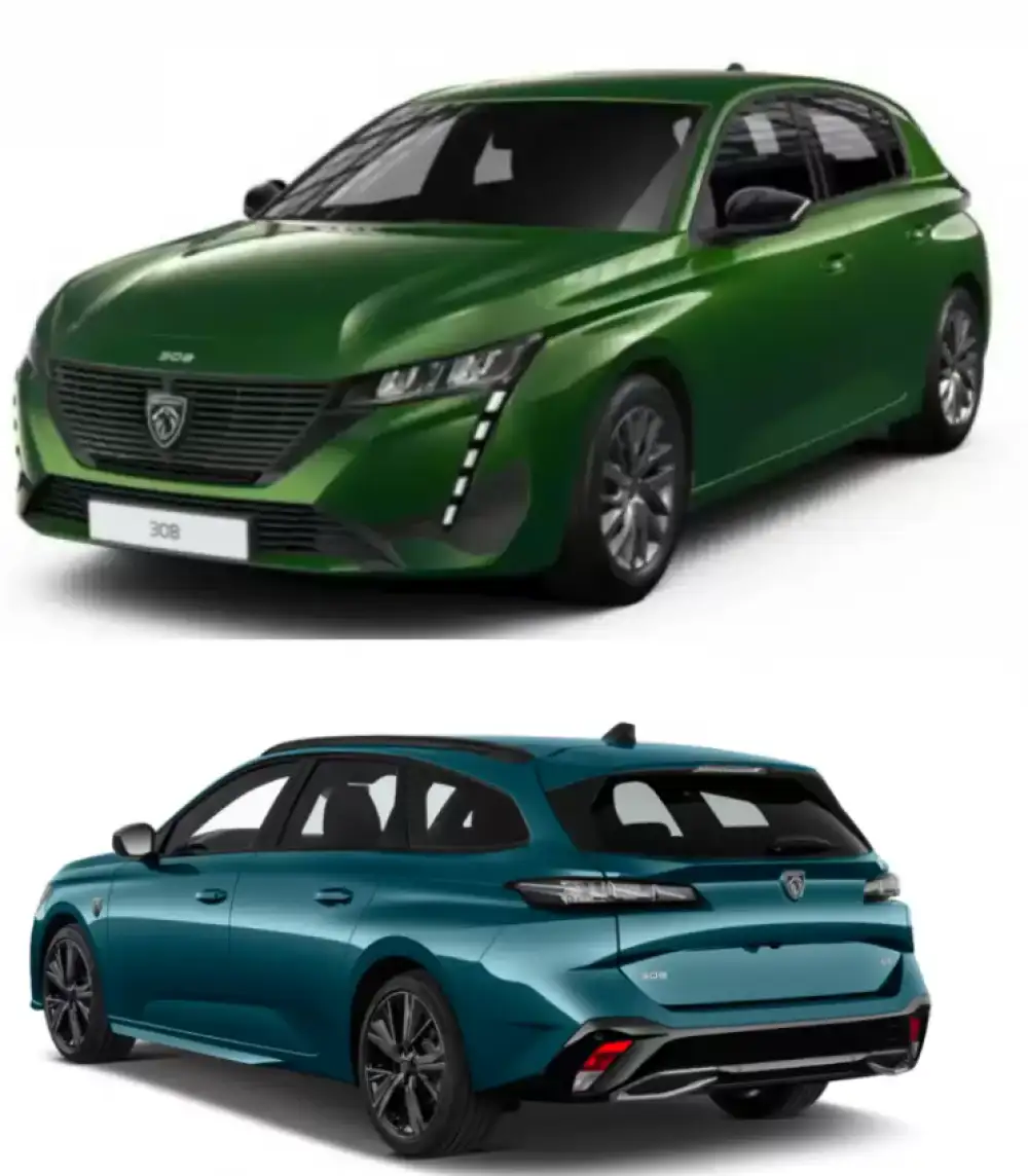 PEUGEOT 308 (2021-) GUMOVÉ AUTOKOBERCE