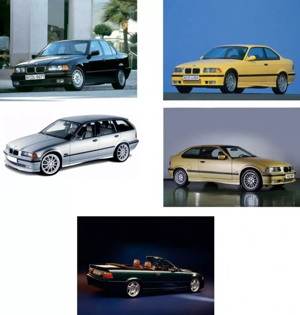 BMW 3 (E36) (1992-1998) TEXTILNÍ AUTOKOBERCE